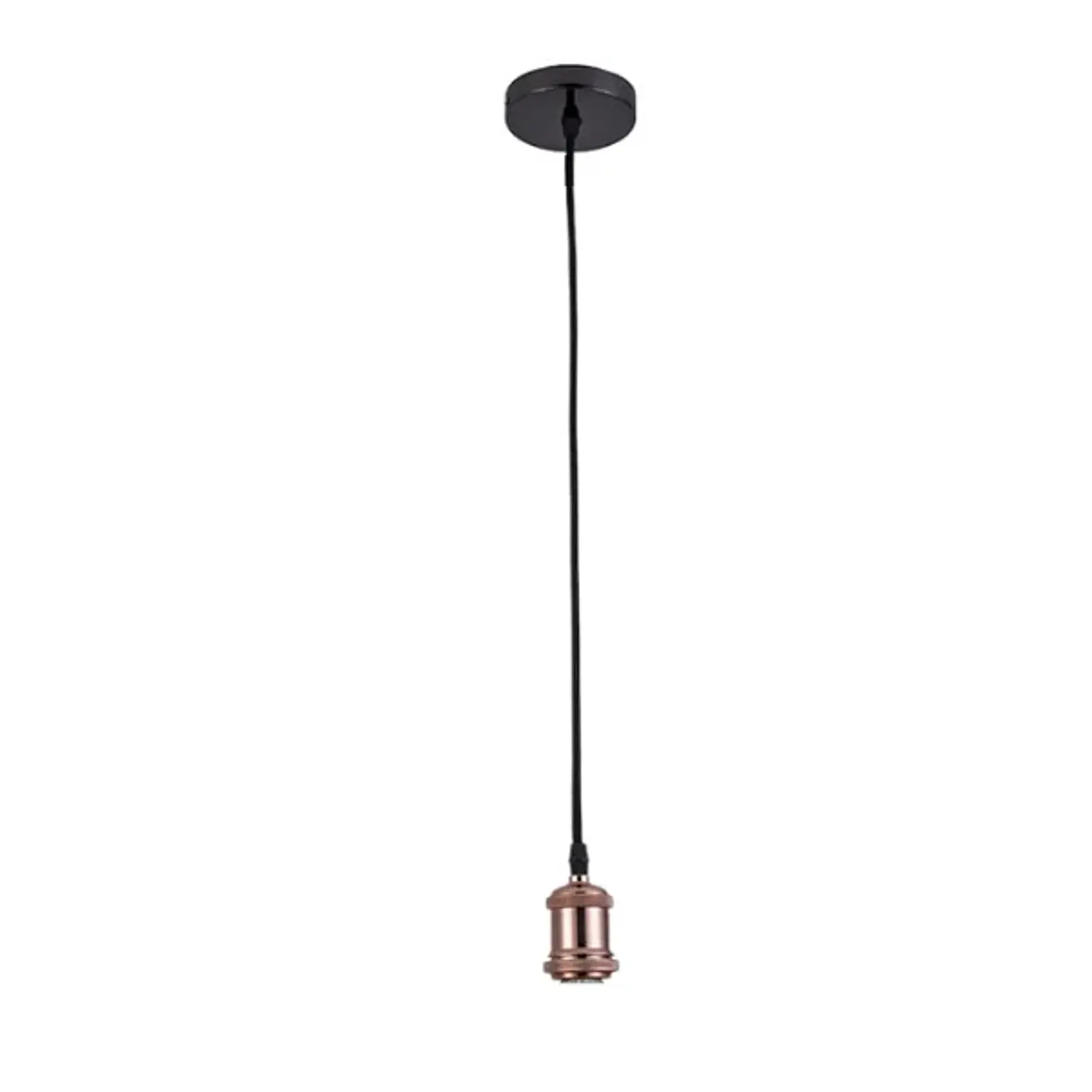 Lampara Colgante Techo Soquete Vintage Dorado E27