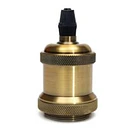 Lampara Colgante Techo Soquete Vintage Dorado E27