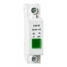 Luz Piloto Riel Din Led Verde 22mm 220v