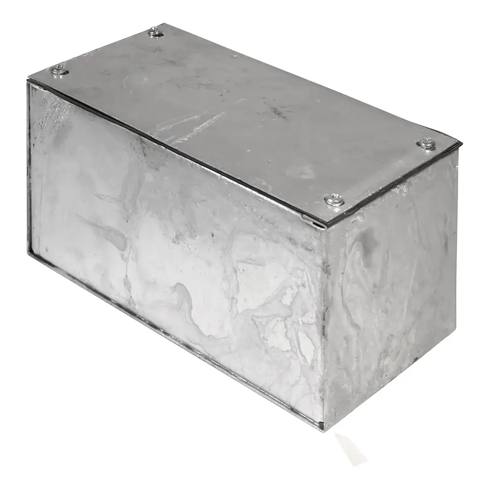 Caja Metálica Galvanizada En Caliente Lisa 200x100x100