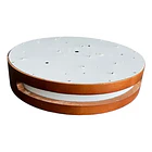 Panel Plafón Led Borde Madera Sobrepuesto 30cm 48w 3CCT Con Control