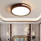 Panel Plafón Led Borde Madera Sobrepuesto 30cm 48w 3CCT Con Control