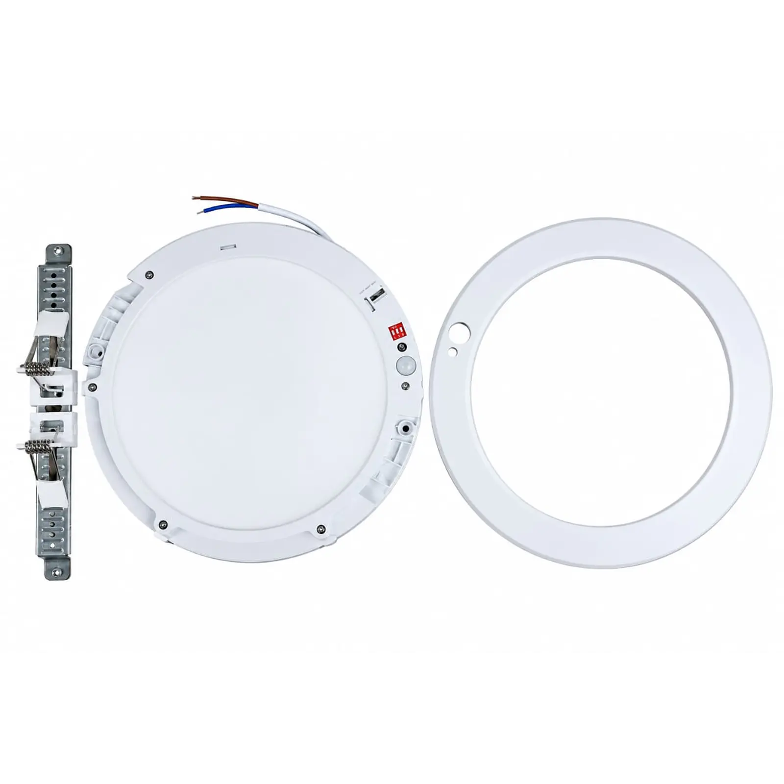 Panel Led Versa Luz Fría/cálida/neutra Con Sensor De Movimiento 20w