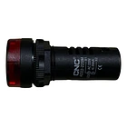 LUZ PILOTO LED ROJO ALARMA SONORA 90bB 220vac 22mm
