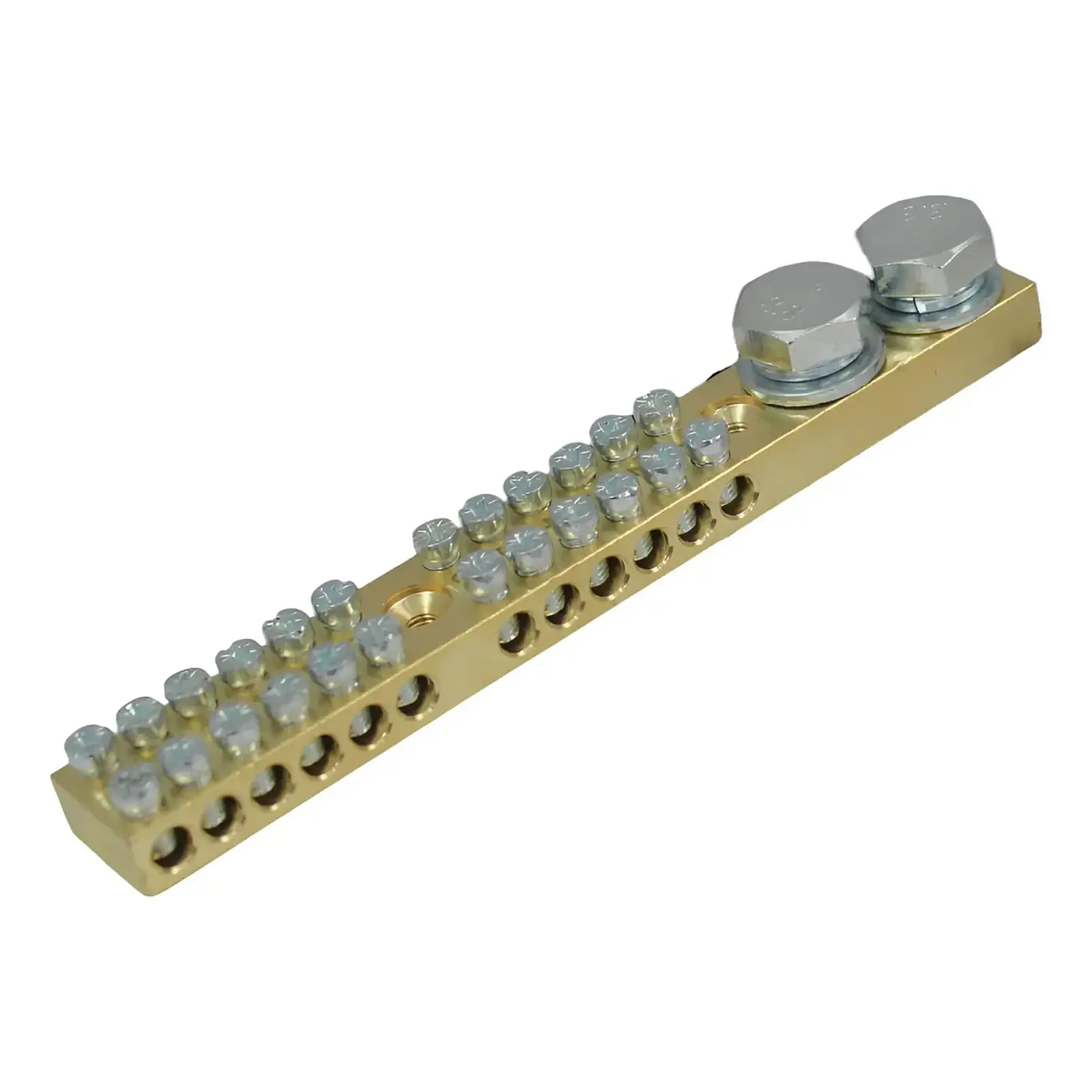 BARRA TERMINAL BRONCE 2x12P