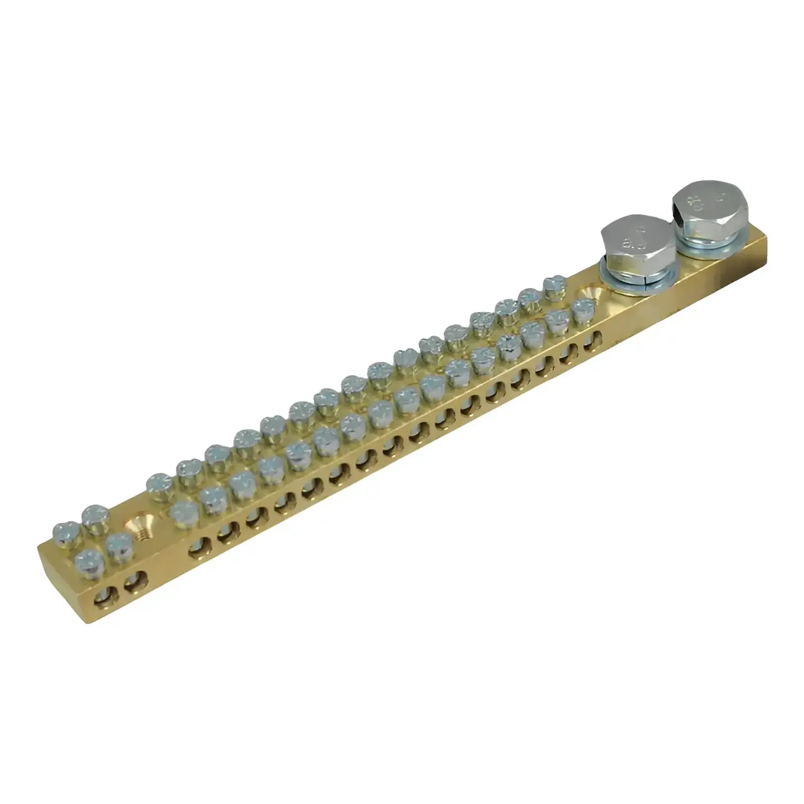 BARRA TERMINAL BRONCE 2x18P