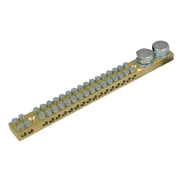 BARRA TERMINAL BRONCE 2x18P