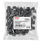 Terminal Ferrul Ferrule Doble 1.5mm Gris 100und