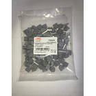 Terminal Ferrul Ferrule Doble 2.5mm Gris 100und