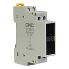 Luz Piloto Voltímetro Riel Din Monofasico 80-500vac Ycmv1