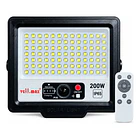 Foco Proyector Led Solar 200 Watts Con Sensor De Movimiento
