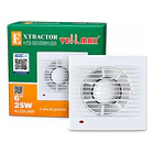 Extractor Ventilador Aire 6 Pulgada 25w 220v Baño Cocina Sec