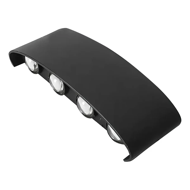 Aplique Led De Muro 8w Luz Fría Bidireccional Ip54