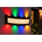 Aplique Led De Muro 12w Rgb + Luz Cálida Bidireccional Ip54