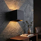 Aplique Led Muro Cuadrado Luz Fria Bidireccional 6w