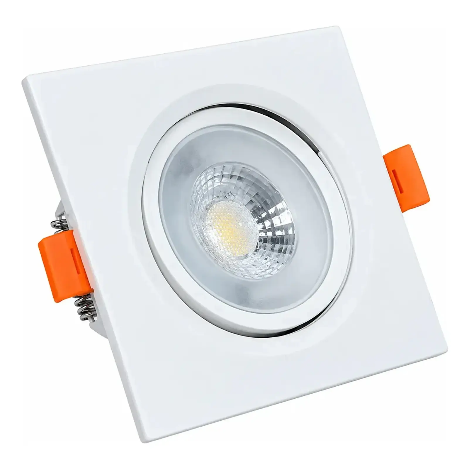 Foco Led 6.5w Embutido Orientable Luz Fría Cuadrado VELLMAX