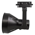 Foco Riel Para Ampolleta Par30 NEGRO VELLMAX