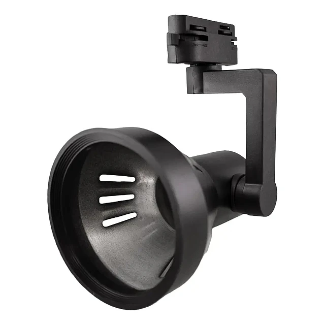 Foco Riel Para Ampolleta Par30 NEGRO VELLMAX