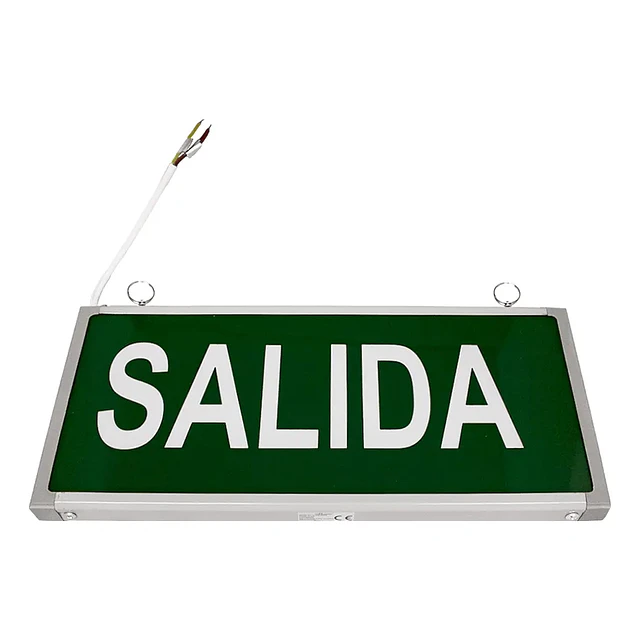 Señalética De Salida Led 3hrs 0-3w VELLMAX