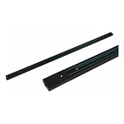 Riel 1 Metro Monofásico Negro 220v Aluminio