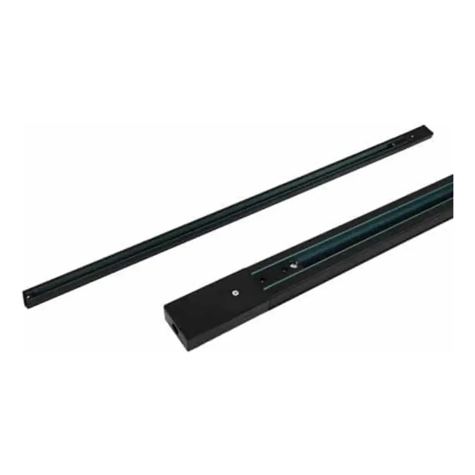 Riel 1 Metro Monofásico Negro 220v Aluminio