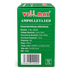 Ampolleta Led 9w Con Sensor Movimiento Luz Fría Vellmax