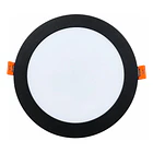 Foco Panel Plafón Led Embutido Redondo 18 W Luz Fría Sec