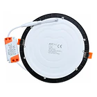 Foco Panel Plafón Led Embutido Redondo 18 W Luz Fría Sec