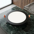 Foco Panel Plafón Led Embutido Redondo 18 W Luz Fría Sec