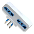 Adaptador Enchufe Triple Cuatro Salidas 10a 1500w 250v Sec Winelec