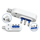 Enchufe Macho Horizontal 2p+t 10a 250v 1500w Blanco Winelec