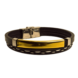 Pulsera hombre con broche