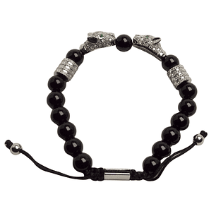 Pulsera felina Enchapada en plata