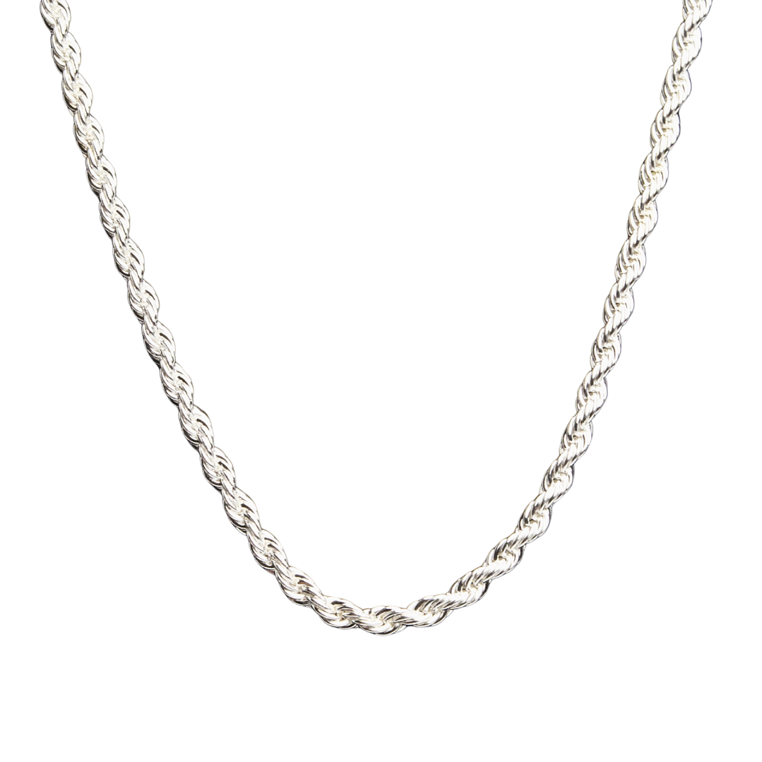 Cadena Tourbillón enchapada en plata 1