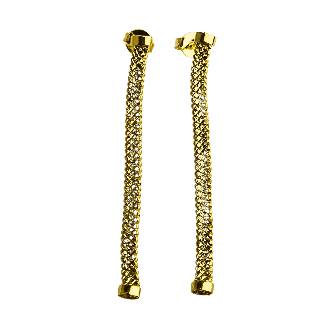 Aros colgantes enchapado en Oro 1