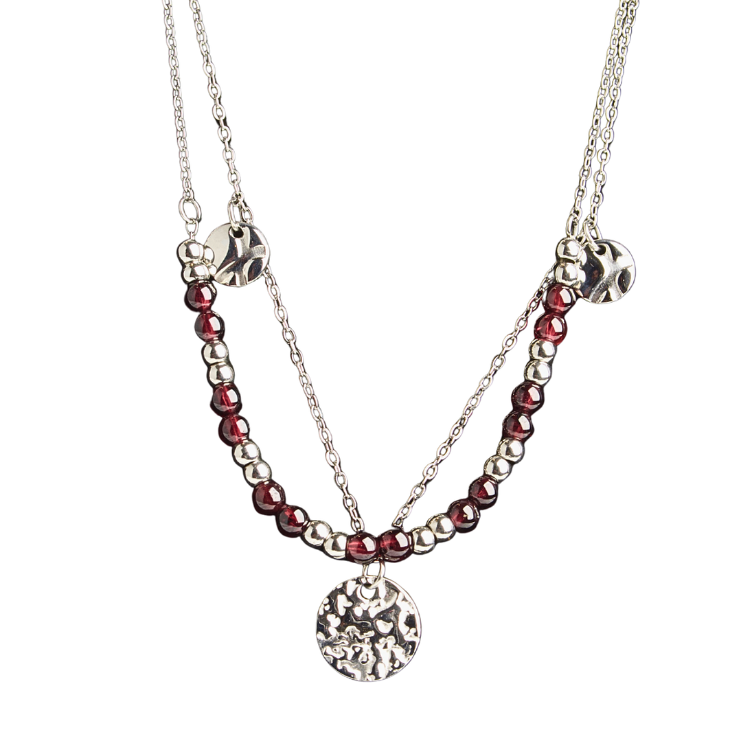 Tobillera doble martina enchapada en plata 1