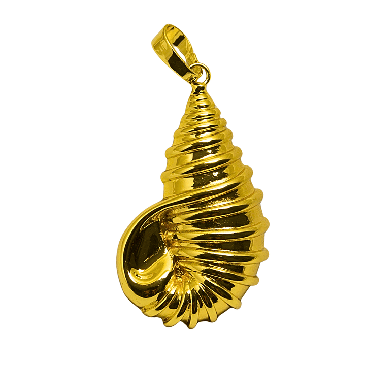 Colgante Caracola I Enchapado en oro 1