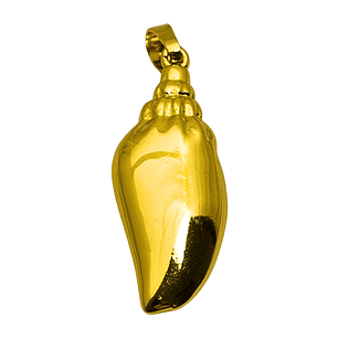Colgante Caracola III Enchapado en oro