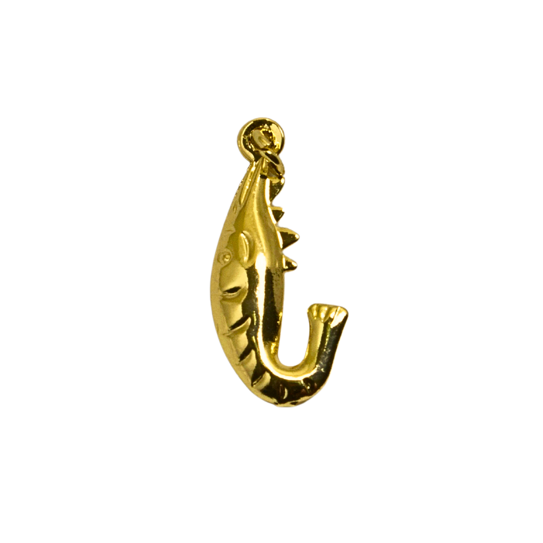 Colgante Camarón Chico Enchapado en oro 1