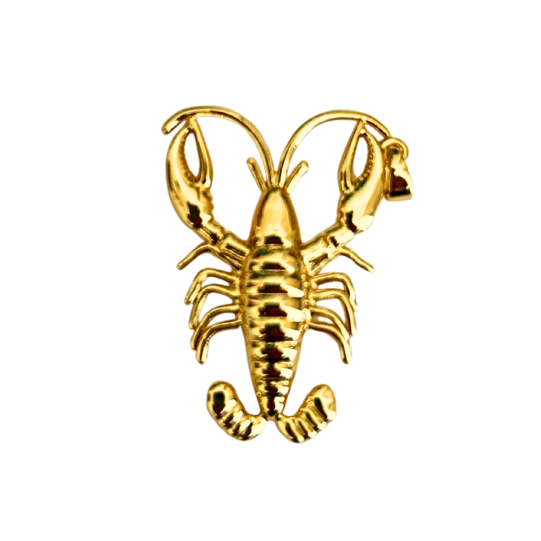 Colgante Langosta Enchapado en oro 1