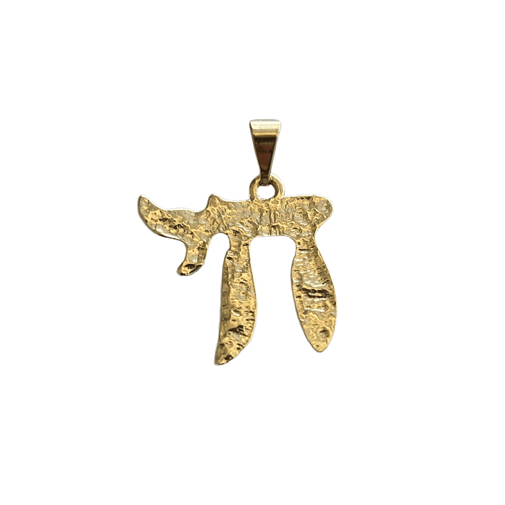 Colgante Chai (Vida) enchapado en oro 1