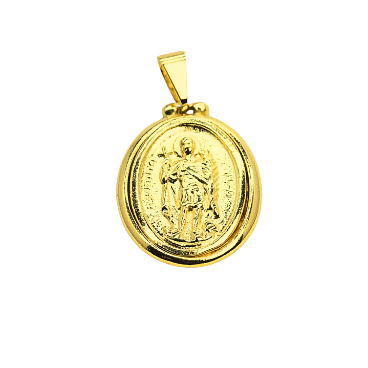 Medalla de San Expedito Enchapada en Oro 1