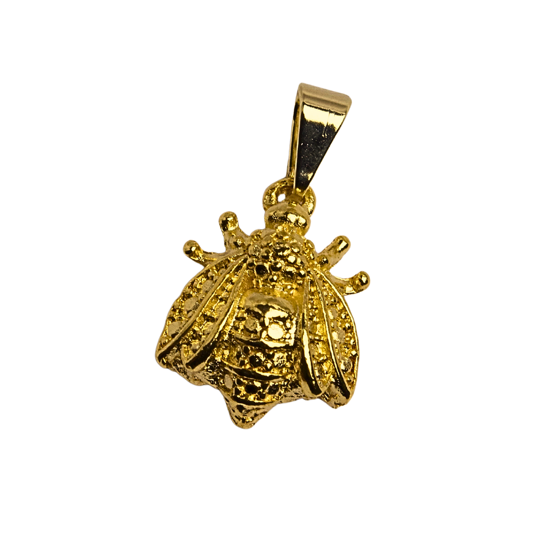 Colgante abejorro enchapado en oro 1