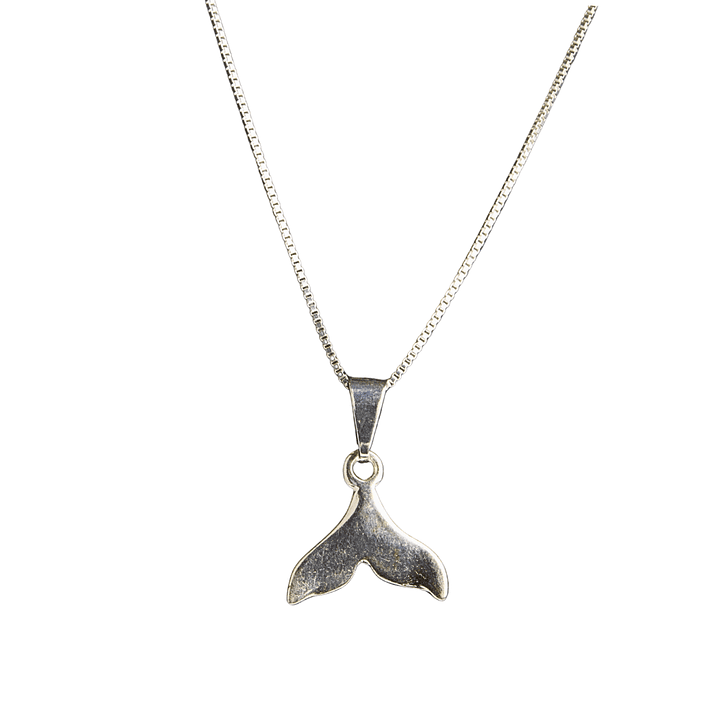 Collar cola de sirena enchapado en plata 1