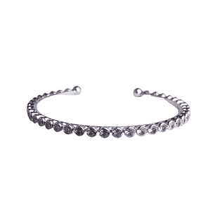 Pulsera con circones elegance enchapada en plata