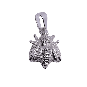 Colgante abejorro enchapado en plata