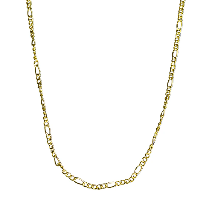 Cadena tipo Cartier con broche mosquetón enchapado en oro 1