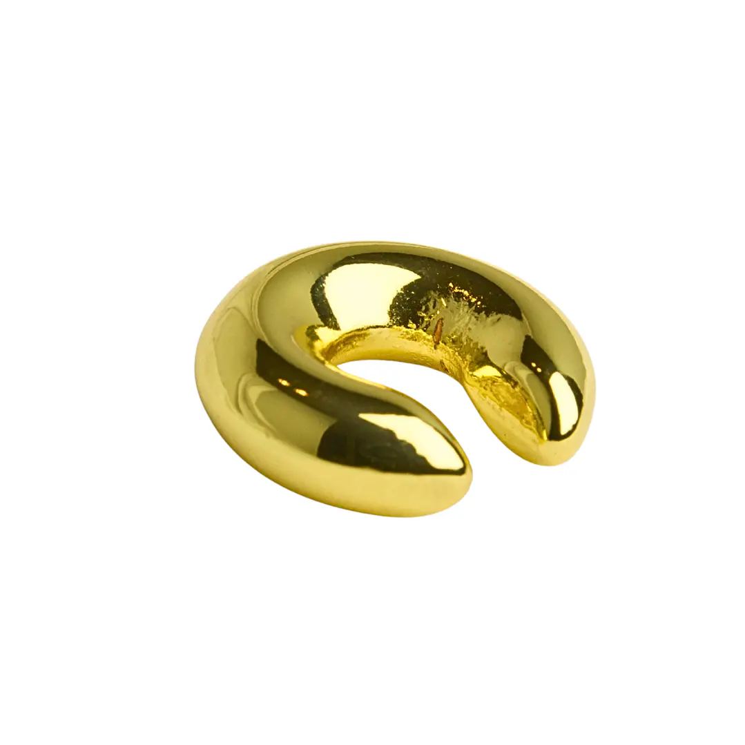 Earcuff bold enchapado en oro 1