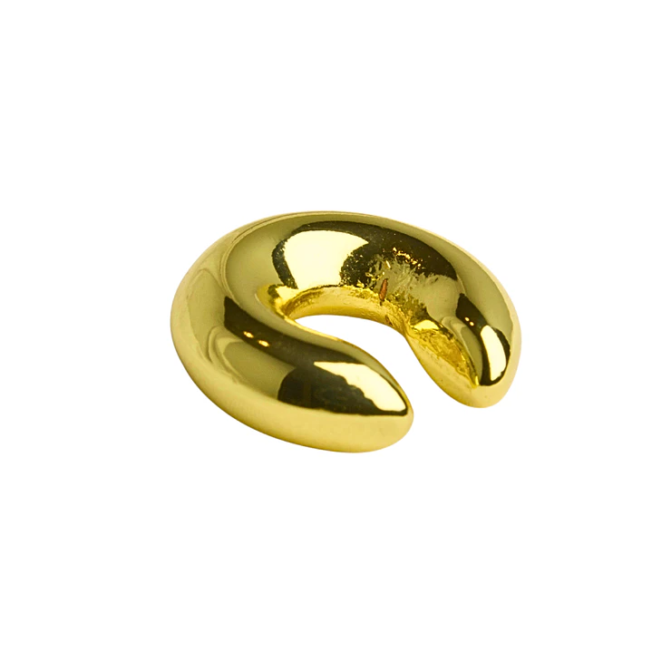 Earcuff bold enchapado en oro 1