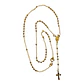 Collar rosario clásico enchapado en oro - Miniatura 2